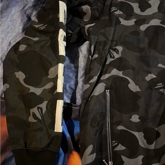 BAPE x NBHD collab zip up hoodie L - Picture 4 of 11